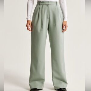 Abercrombie & fitch sloane tailored wide leg trousers